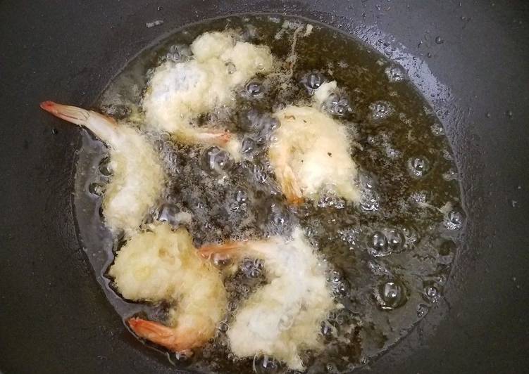 Resep Udang goreng tepung dgn saus mayonaise yang Lezat Sekali