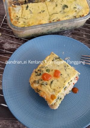 Foto resep Kentang Tuna Bayam Panggang