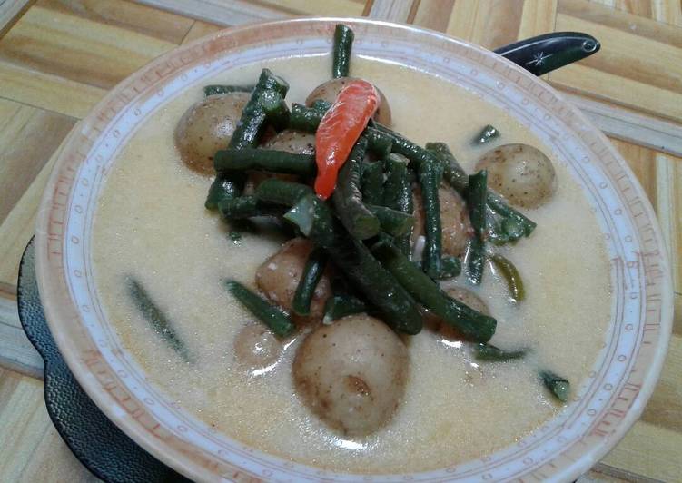 Cara Memasak Sayur kacang panjang+kentang yang Renyah