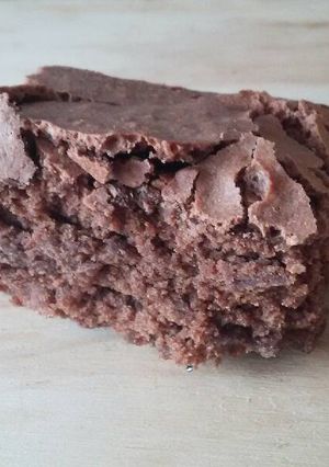 Una foto de Brownie de chocolate