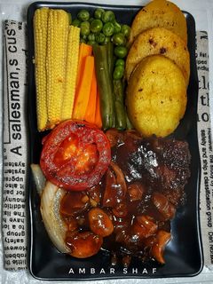 Foto resep Steak with blackpepper and Mushroom Sauce