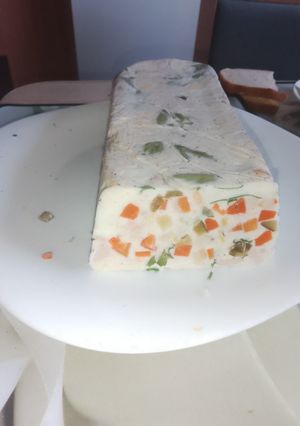 Zdjęcie przepisu Salatka zrobiona inaczej "babka" na swieta i tak jak najdzie ochota.