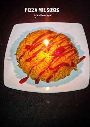 Foto resep Pizza Mie Sosis