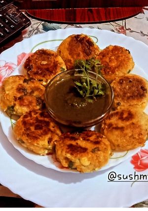 A picture of Oats Paneer Tikki.