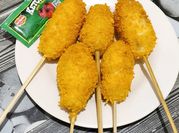 Gambar sosis corn dog