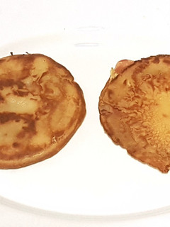 Una foto de Creps de licor de arroz rellenos de jamón dulce y queso cremoso