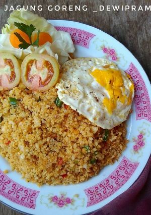 Foto resep Nasi Jagung Goreng #Maree