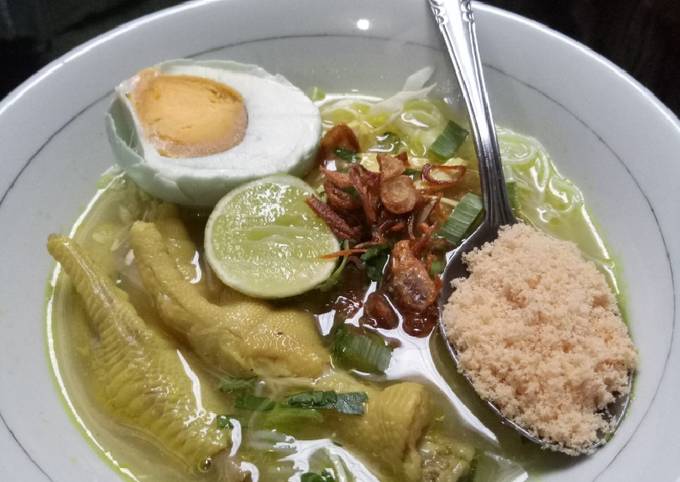 Soto Ayam Lamongan (Koya + Sambal)