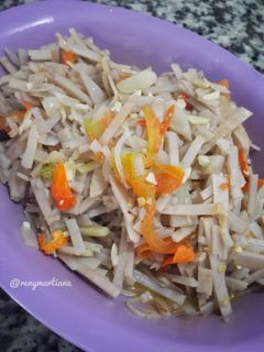Foto resep Tumis kulit singkong /Kadedemes