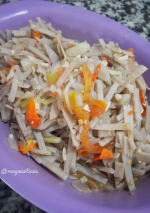 Foto resep Tumis kulit singkong /Kadedemes