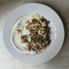 A picture of Homemade granola.