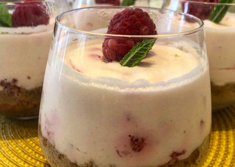 Step-by-Step Guide to Make Super Quick Homemade No Bake Raspberry-Lemon Cheesecake