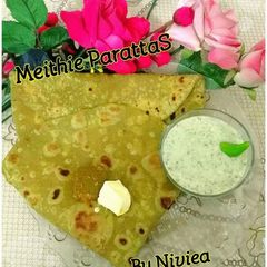 A picture of Meithie Paratha.