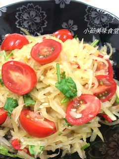 泰式涼拌青木瓜絲 的食譜成品照片
