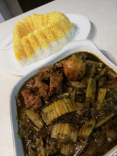 عکسی از دستور خورشت کرفس
