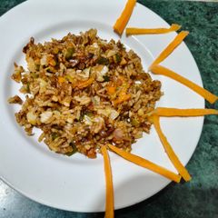A picture of Leftover Fride Rice 🍚.