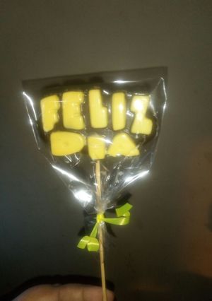 Una foto de Chupetines de chocolate