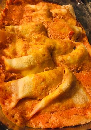 Hortobágyi húsos palacsinta recept fotója
