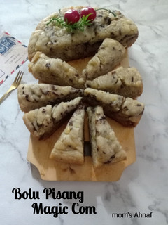 Foto resep Bolu pisang magic com eggless tanpa mixer