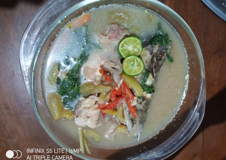 Resep Unik Sop kepala ikan kerapu Enak dan Sehat