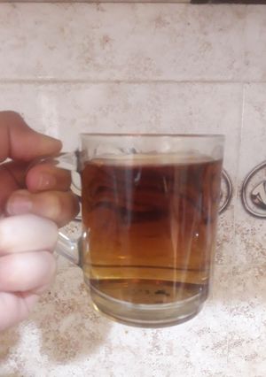 عکسی از دستور چای دو رنگ