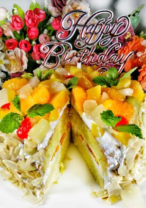 Foto resep "Vanilla Fruit Cake"