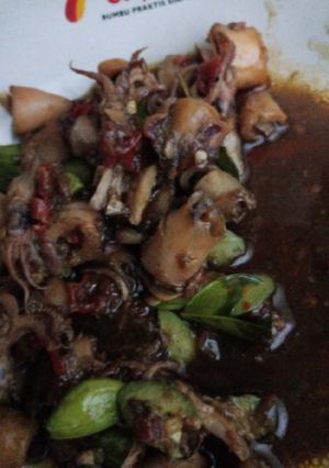 Foto resep Cumi asin pedas manis