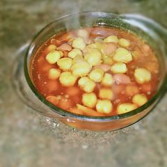 A picture of Kanpur style Chickpea & Rajma curry.
