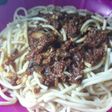 Spagetti with tomato sauce