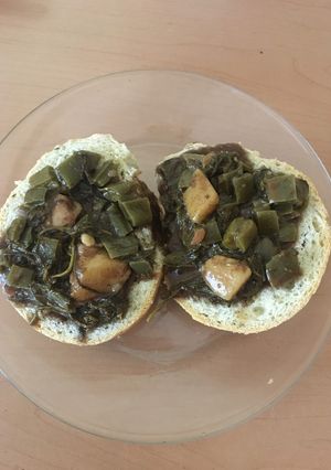 Una foto de Romeritos veganos