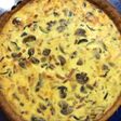Quiche Lorraine con champiñones y bacon