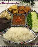 Bún đậu mắm tôm chay !