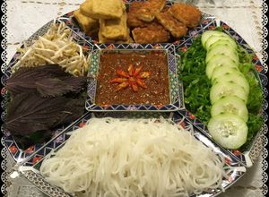 Hình của món Bún đậu mắm tôm chay !.