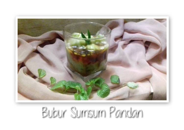 Bubur sumsum pandan