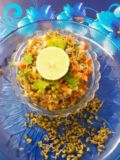 स्प्राऊट सॅलड (sprout salad recipe in marathi) रेसिपी चे मुख्य फोटो