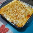 Lasaña de carne y berenjena