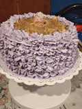 Torta decorada con pico wilton m1