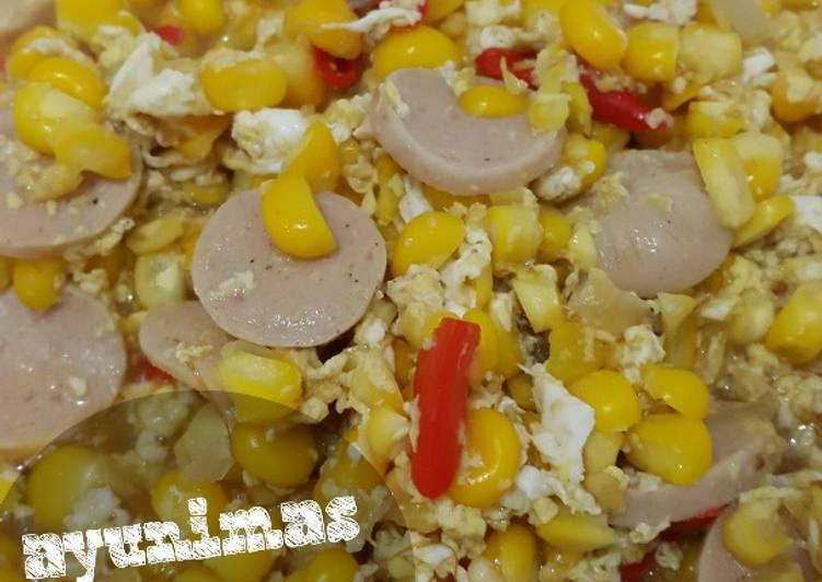 How to Prepare Perfect Sup Jagung Sosis