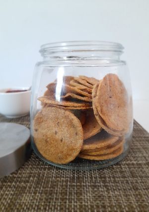 Una foto de Galletas integrales con semillas de lino