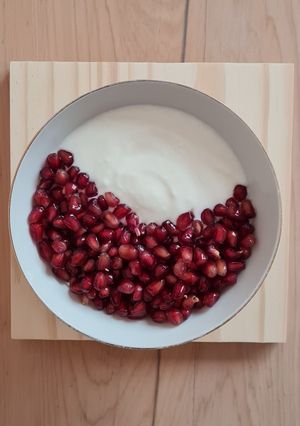 Una foto de Yogur natural casero desde fermento apto lacto vegetarianos