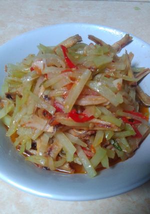 Foto resep Tumis Labu Siam Ikan Teri