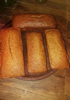 Una foto de Budín o torta de zanahoria con harina integral