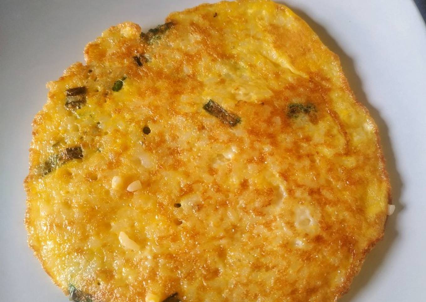 Telur dadar nasi