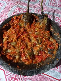 Foto resep Sambal terong bakar