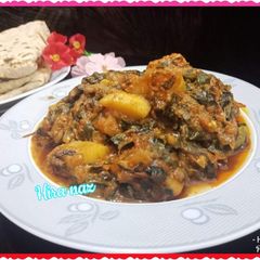 A picture of METHI ALOO (Fenugreek Leaves).
