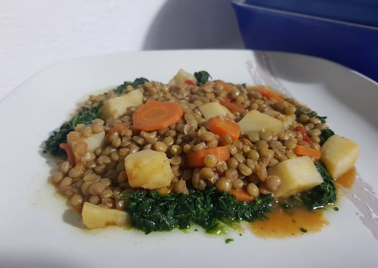 Potaje de Lentejas Vegetariano