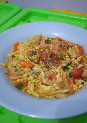 Foto resep Mie godog (mie rebus jawa)