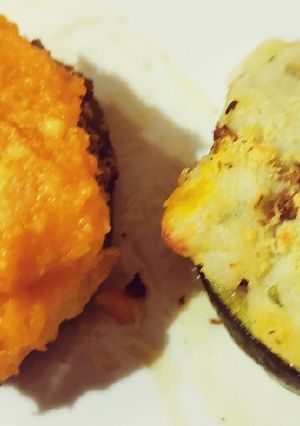 Una foto de Zapallitos rellenos con tapas de puré