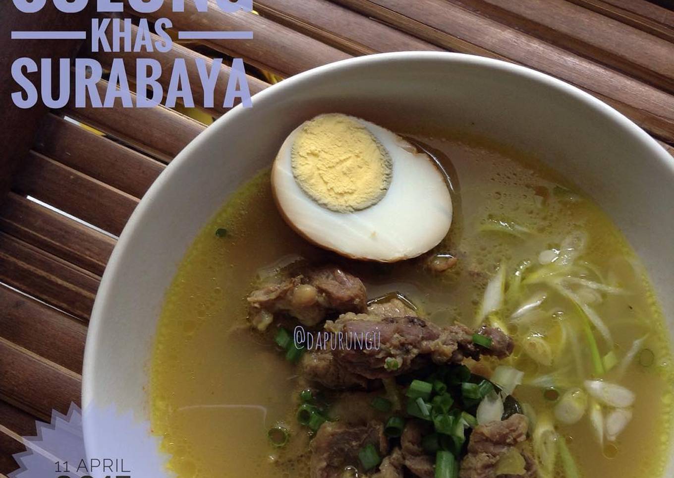 Soto Sulung khas Surabaya