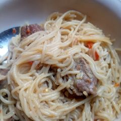 A picture of Jollop spaghetti.